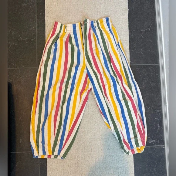 Free People Colorful Striped Pants - Picture 1 of 2